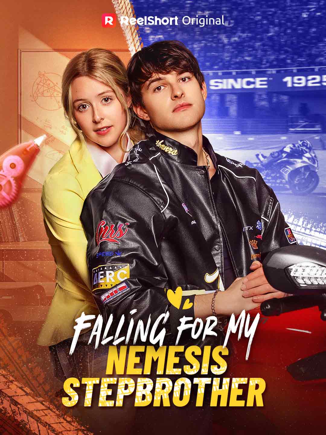 Falling for My Nemesis Stepbrother official promotional image