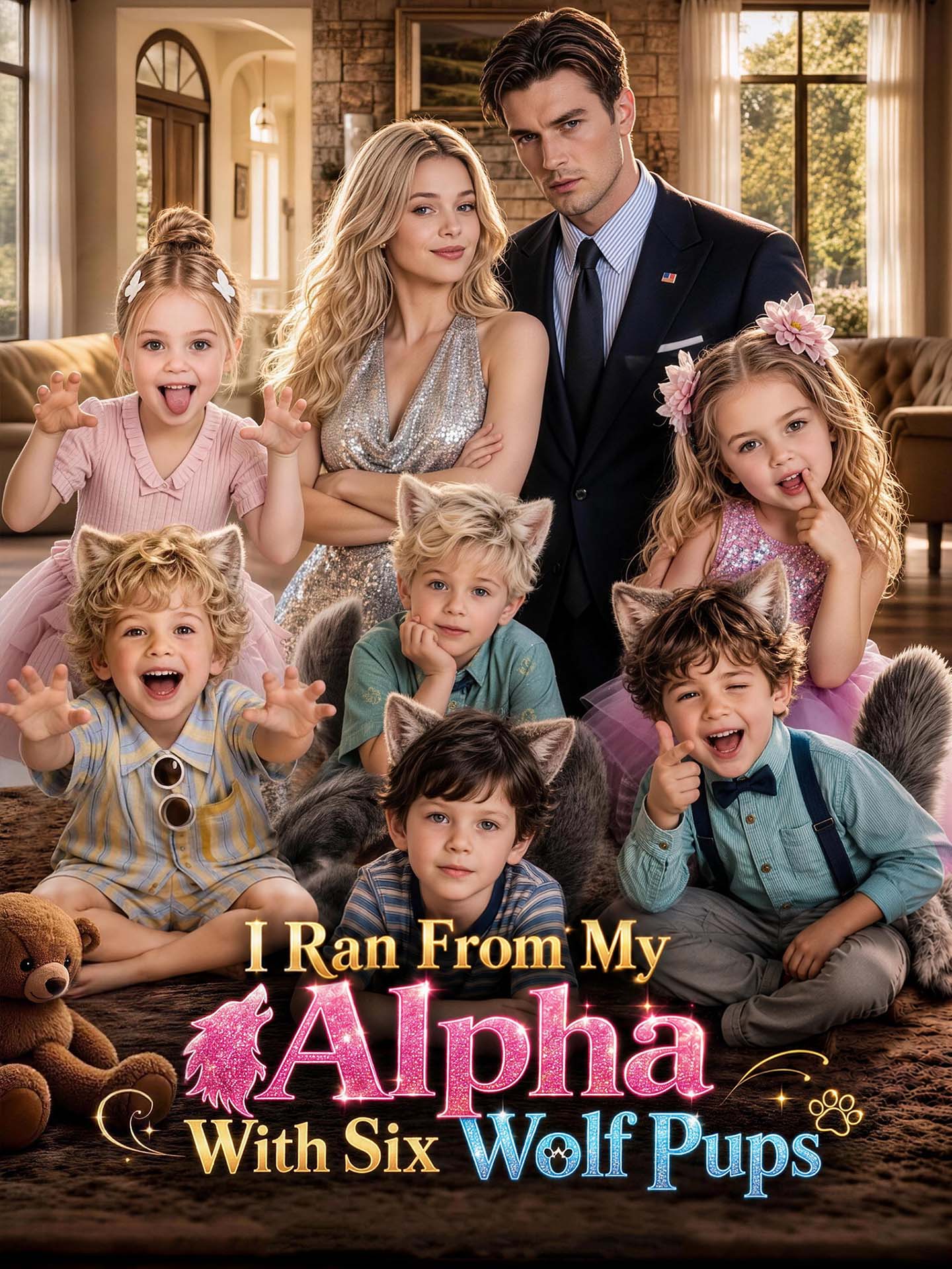 I Ran From My Alpha With Six Wolf Pups official promotional image